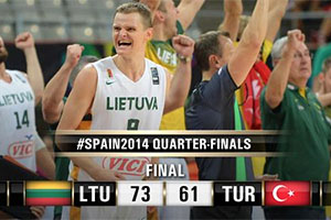 FIBA World Cup 2014 - Lithuania vs Turkey