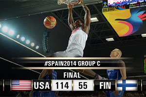 FIBA World Cup 2014 - USA vs Finland