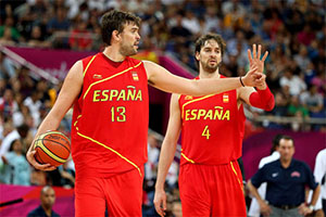 Marc Gasol and Pau Gasol