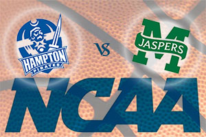 March Madness 2015 - Hampton Pirates v Manhattan Jaspers