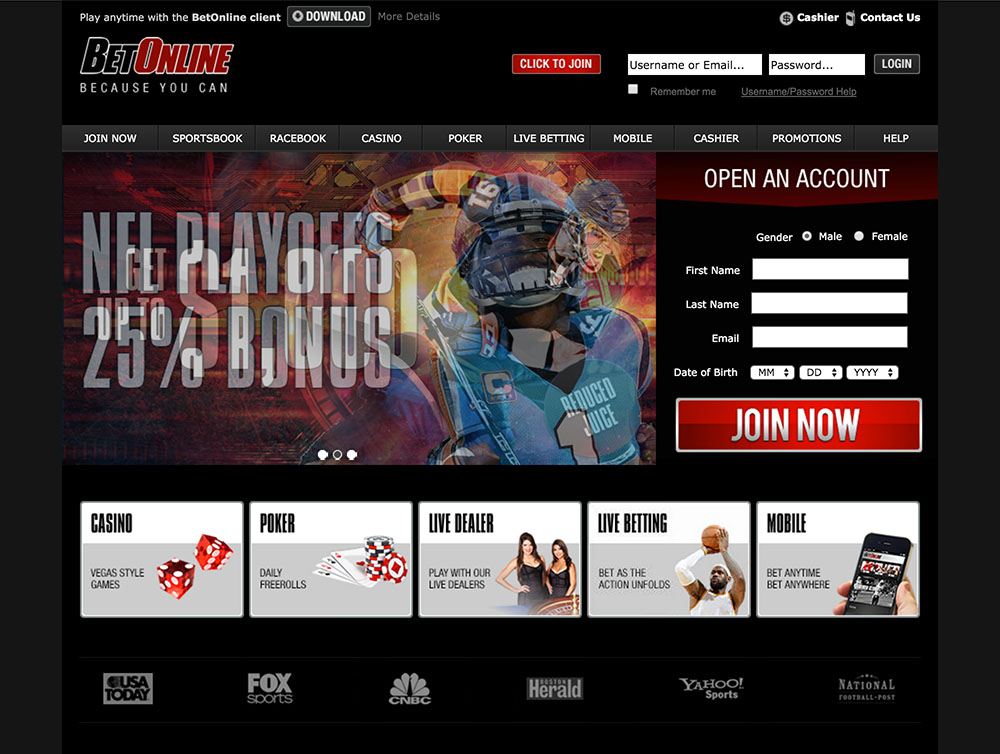 Betonline website issues